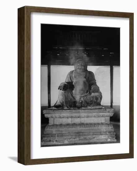 The Buddha of the Temple of Azure Clouds-Dmitri Kessel-Framed Photographic Print