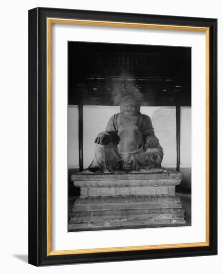 The Buddha of the Temple of Azure Clouds-Dmitri Kessel-Framed Photographic Print