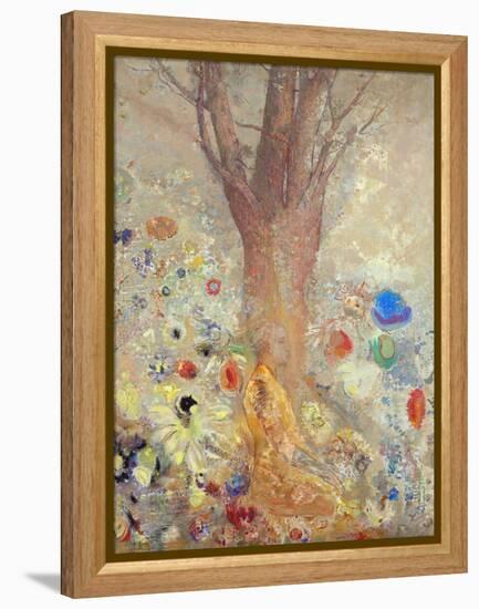 The Buddha - Peinture De Odilon Redon (1840-1916), 1904 - Oil on Canvas - Van Gogh Museum, Amsterda-Odilon Redon-Framed Premier Image Canvas