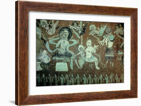 The Buddha Sakyamuni Values Living Beings, 316-385Ad-null-Framed Giclee Print