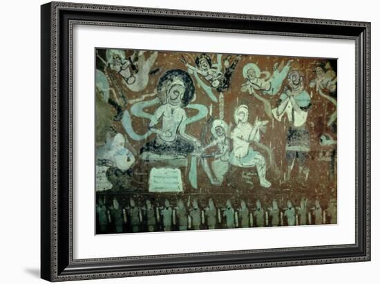The Buddha Sakyamuni Values Living Beings, 316-385Ad-null-Framed Giclee Print