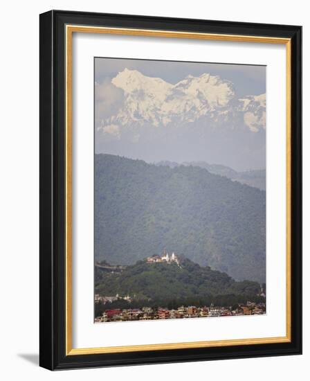 The Buddhist Temple of Swayambhu, Overlooking Kathmandu, Rising to Over 6000M-Don Smith-Framed Photographic Print