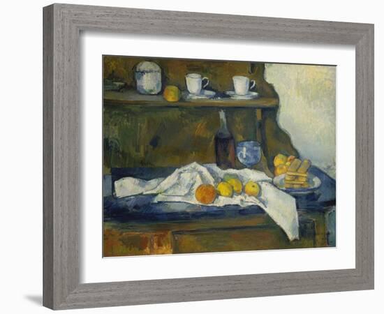 The Buffet, 1873/77-Paul Cézanne-Framed Giclee Print