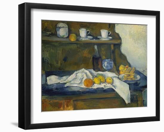The Buffet, 1873/77-Paul Cézanne-Framed Giclee Print