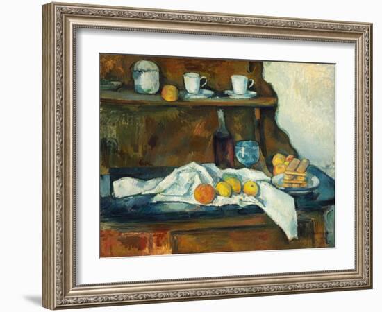 The Buffet-Paul Cézanne-Framed Giclee Print