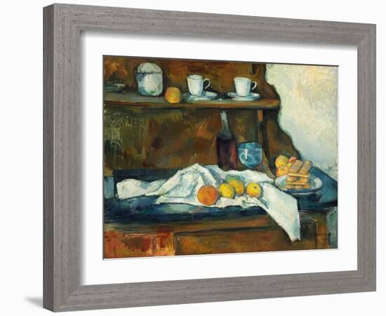 The Buffet-Paul Cézanne-Framed Giclee Print