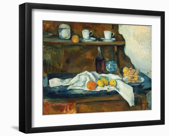 The Buffet-Paul Cézanne-Framed Giclee Print