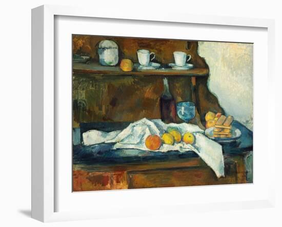 The Buffet-Paul Cézanne-Framed Giclee Print