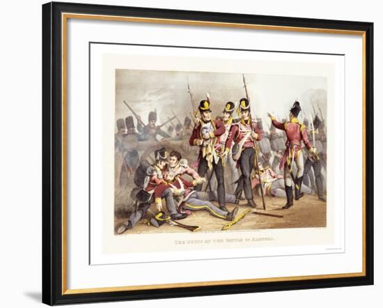 The Buffs at the Battle of Albuera-Dubourg-Framed Giclee Print
