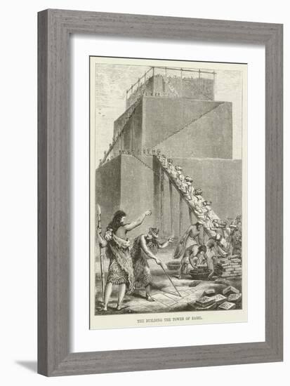 The Building of the Tower of Babel-null-Framed Giclee Print