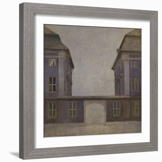 The Buildings of the Asiatic Company, Seen From St. Annæ Gade, 1902-Vilhelm Hammershoi-Framed Giclee Print