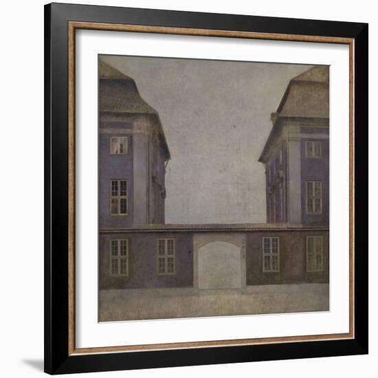 The Buildings of the Asiatic Company, Seen From St. Annæ Gade, 1902-Vilhelm Hammershoi-Framed Giclee Print