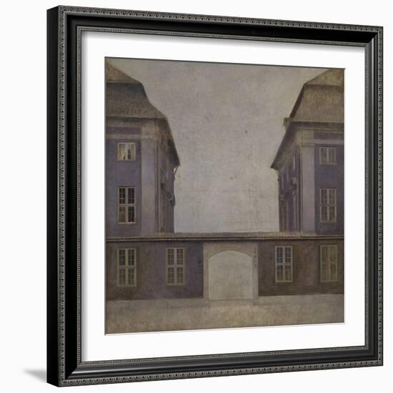 The Buildings of the Asiatic Company, Seen From St. Annæ Gade, 1902-Vilhelm Hammershoi-Framed Giclee Print