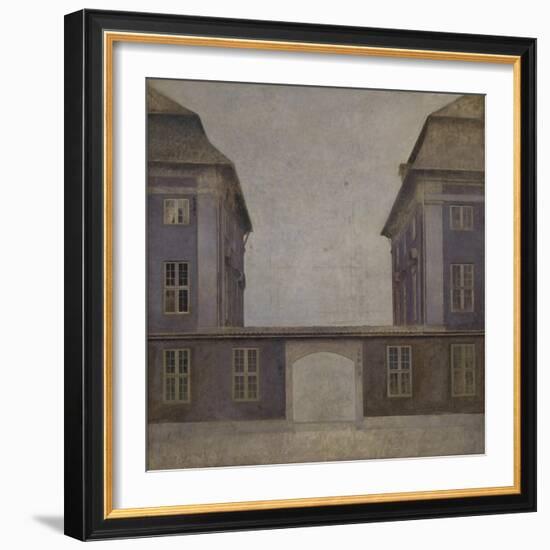 The Buildings of the Asiatic Company, Seen From St. Annæ Gade, 1902-Vilhelm Hammershoi-Framed Giclee Print