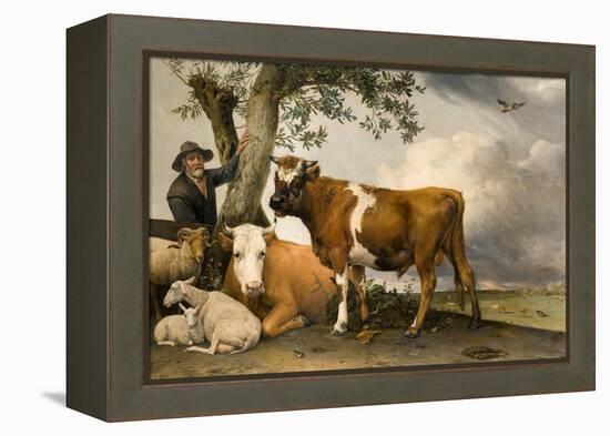 The Bull, 1647-Paulus Potter-Framed Premier Image Canvas