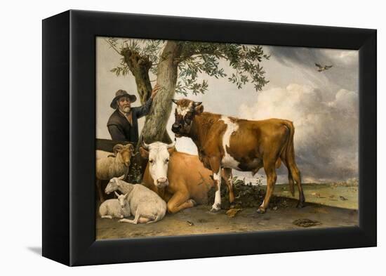 The Bull, 1647-Paulus Potter-Framed Premier Image Canvas