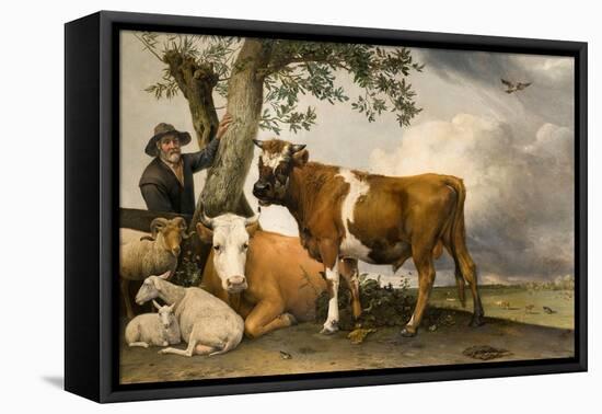 The Bull, 1647-Paulus Potter-Framed Premier Image Canvas