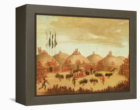 The Bull Dance-George Catlin-Framed Premier Image Canvas