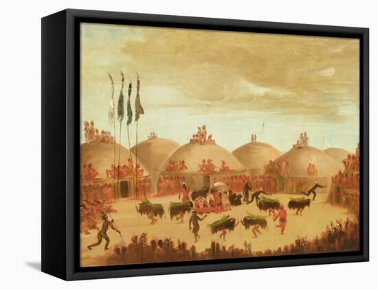 The Bull Dance-George Catlin-Framed Premier Image Canvas