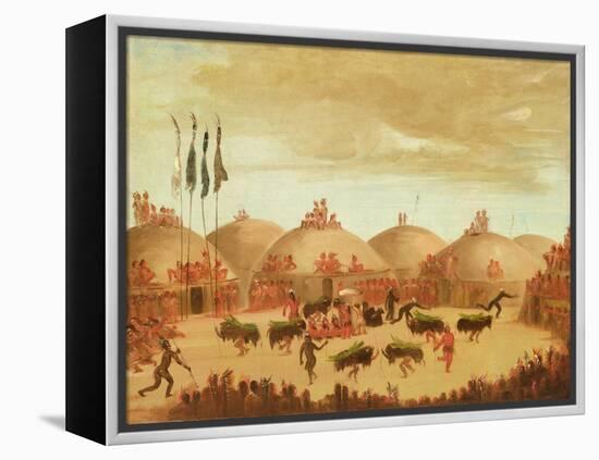 The Bull Dance-George Catlin-Framed Premier Image Canvas