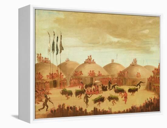 The Bull Dance-George Catlin-Framed Premier Image Canvas