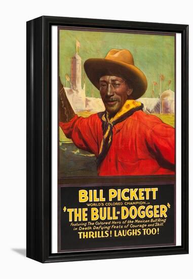 The Bull - Dogger-null-Framed Stretched Canvas