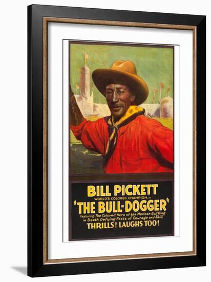 The Bull - Dogger-null-Framed Art Print