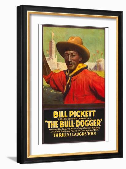 The Bull - Dogger-null-Framed Art Print