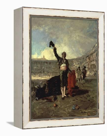 The Bull-Fighters Salute, 1869-Maria Fortuny-Framed Premier Image Canvas