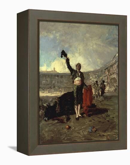 The Bull-Fighters Salute, 1869-Maria Fortuny-Framed Premier Image Canvas