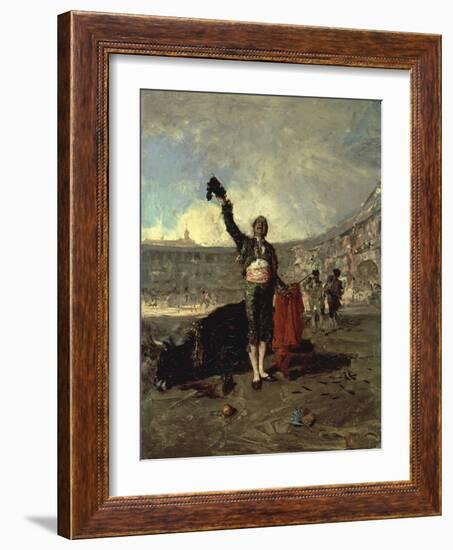 The Bull-Fighters Salute, 1869-Maria Fortuny-Framed Giclee Print