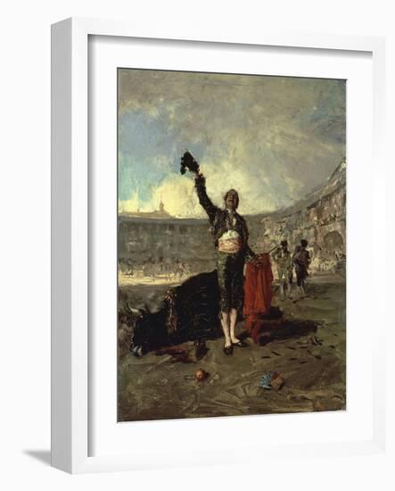 The Bull-Fighters Salute, 1869-Maria Fortuny-Framed Giclee Print