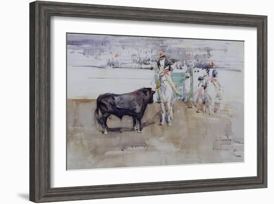 The Bull Ring, Algeciras, 1891-Joseph Crawhall-Framed Giclee Print
