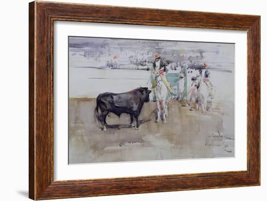 The Bull Ring, Algeciras, 1891-Joseph Crawhall-Framed Giclee Print