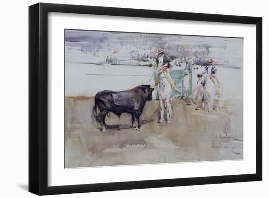 The Bull Ring, Algeciras, 1891-Joseph Crawhall-Framed Giclee Print