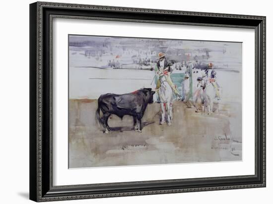 The Bull Ring, Algeciras, 1891-Joseph Crawhall-Framed Giclee Print