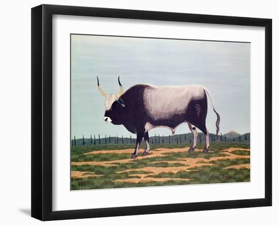 The Bull with Horns-Vincent Haddelsey-Framed Giclee Print