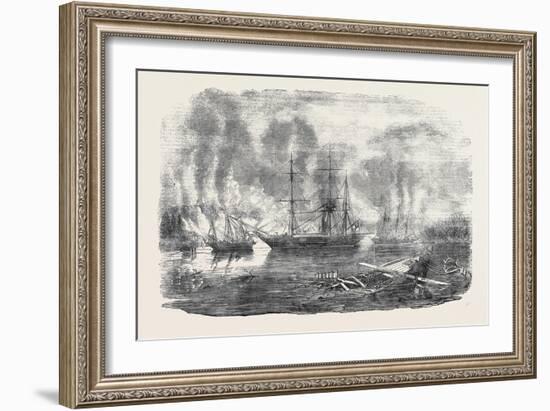 The Bulldog and Starling Intercepting Trading Vessels-John Wilson Carmichael-Framed Giclee Print