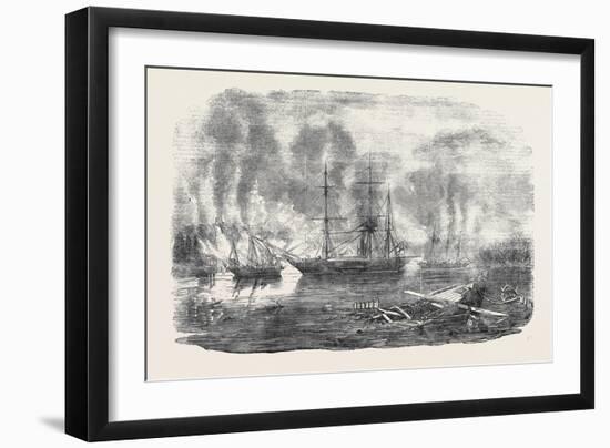 The Bulldog and Starling Intercepting Trading Vessels-John Wilson Carmichael-Framed Giclee Print