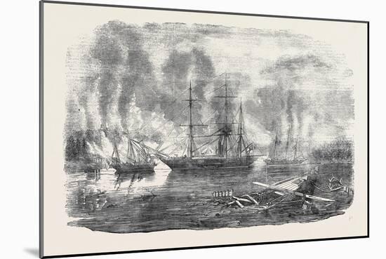 The Bulldog and Starling Intercepting Trading Vessels-John Wilson Carmichael-Mounted Giclee Print