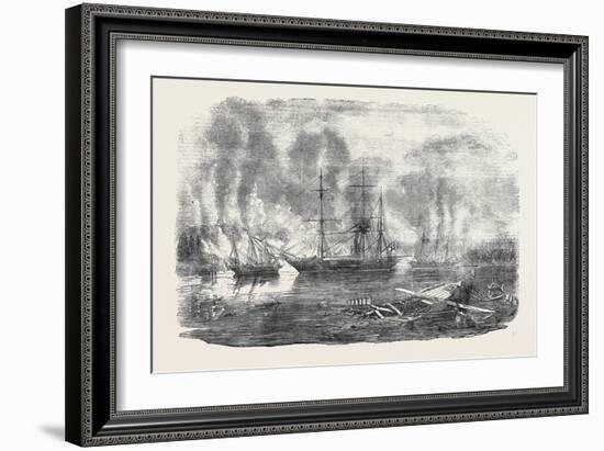 The Bulldog and Starling Intercepting Trading Vessels-John Wilson Carmichael-Framed Giclee Print