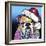 The Bulldog Christmas-Dean Russo-Framed Giclee Print