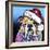 The Bulldog Christmas-Dean Russo-Framed Giclee Print