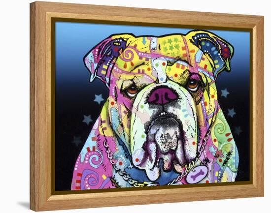 The Bulldog-Dean Russo-Framed Premier Image Canvas