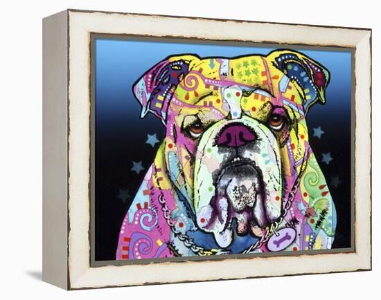 The Bulldog-Dean Russo-Framed Premier Image Canvas