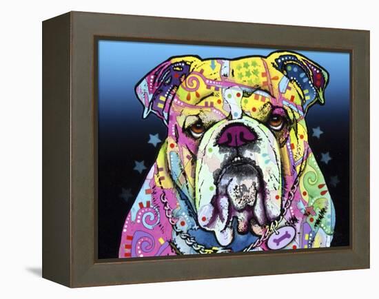 The Bulldog-Dean Russo-Framed Premier Image Canvas