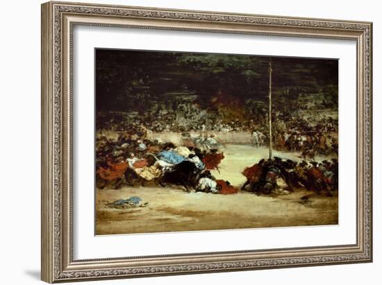 The Bullfight, 18th Century-Francisco de Goya-Framed Giclee Print