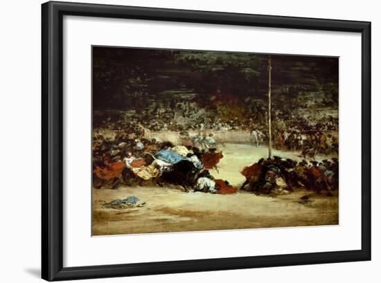 The Bullfight, 18th Century-Francisco de Goya-Framed Giclee Print