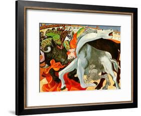 The Bullfight-Pablo Picasso-Framed Art Print