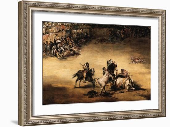 The Bullfight-Francisco de Goya-Framed Giclee Print